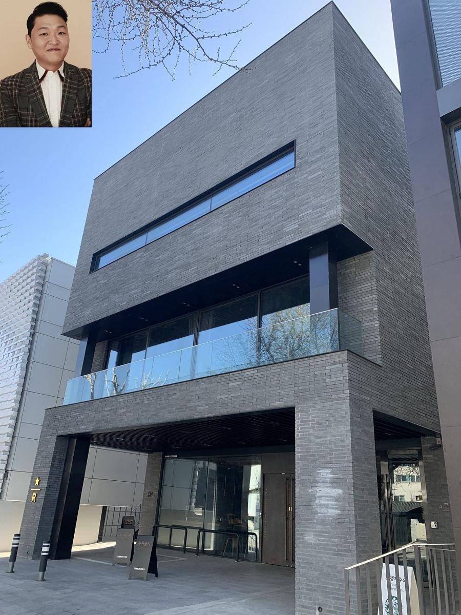 Gedung Starbucks yang disewakan oleh PSY (news.mt.co.k)