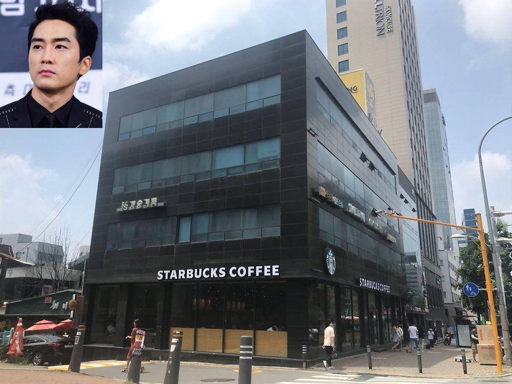 Gedung Starbucks yang disewakan oleh Song Seung Heon (Berbagai sumber)