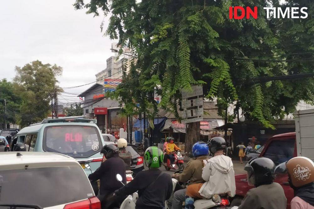 Kondisi Petamburan, Jumat (18/12/2020) pagi (IDN Times/Sandy)