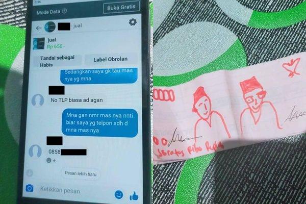 Viral Penjual HP Ditipu saat COD, Potret Uang Palsunya Bikin Ngakak