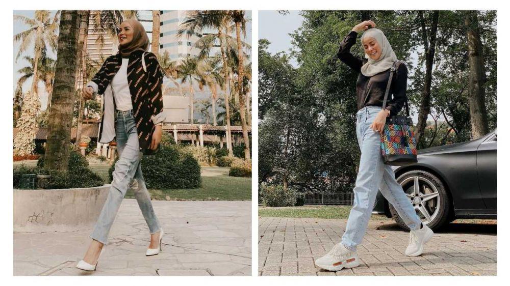 10 Potret Memikat Olla Ramlan Saat Pamer Kaki Jenjang, Keren Parah!