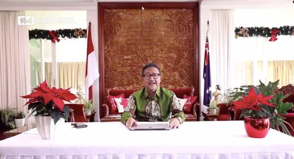 Duta Besar RI untuk Australia, Kristiarto Legowo (Tangkapan layar Facebook 164 Channel)