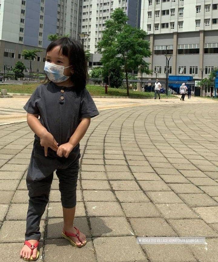 Anak Richo Pramono bernama Naya yang terpapar COVID-19 (Dok. Richo Pramono)