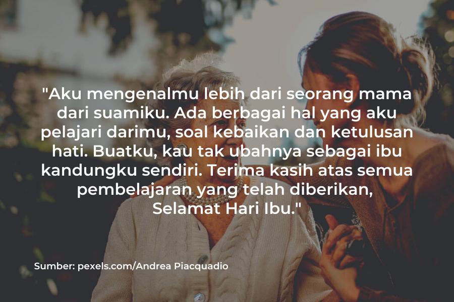 10 Ucapan Selamat Hari Ibu untuk Mertua, Penuh Kehangatan dan Haru!