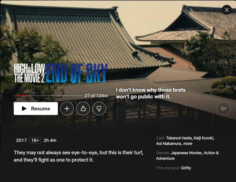netflix.com/High and Low