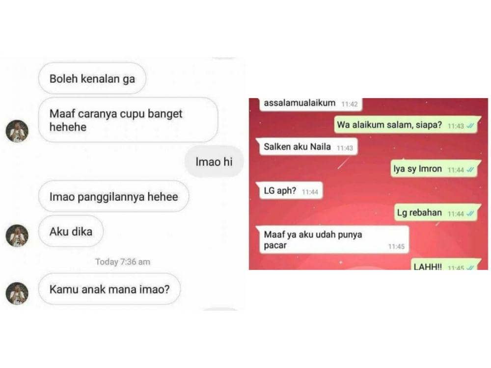 10 Chat Ngajak Kenalan Ini Dijamin Bikin Terheran-heran, Kocak Banget!