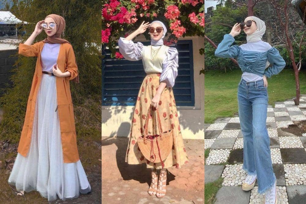 12 OOTD Hijab ala Selebgram Wenda Amalia, Gaya Koreanya Apik Ditiru!