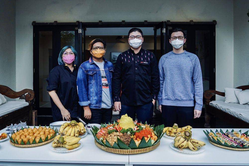 Kiri ke kanan: Susanti Dewi (Head of IDN Pictures), Fajar Nugros (Head of IDN Pictures), Winston Utomo (CEO IDN Media), dan William Utomo (COO IDN Media)