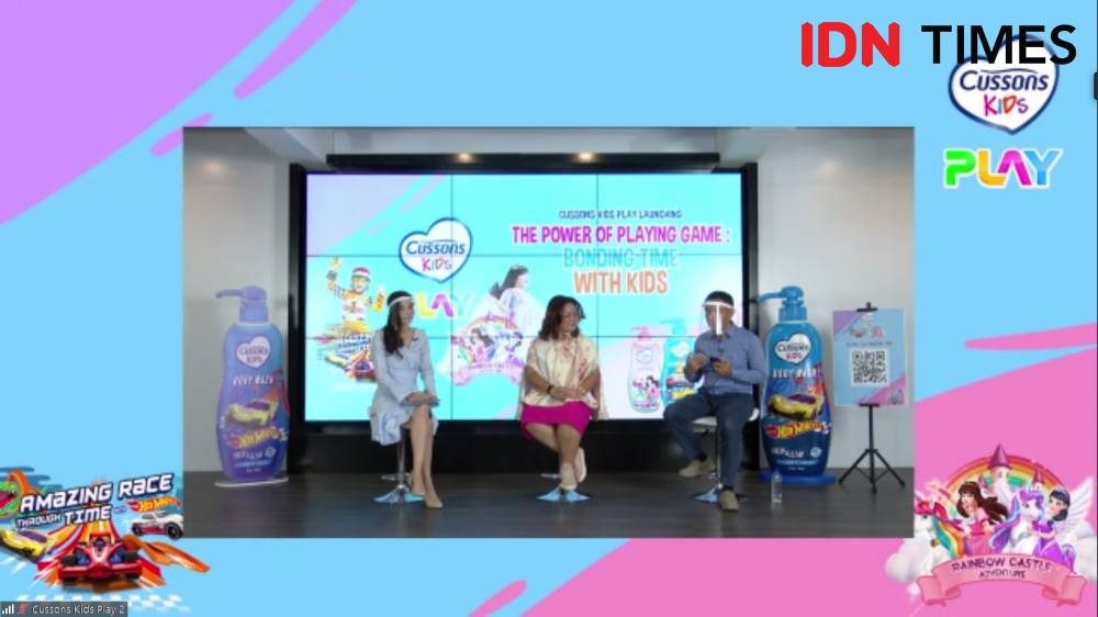 Acara virtual peluncuran aplikasi Cussons Kids Play oleh Cussons Kids Indonesia dengan tajuk The Power of Playing Game: Bonding Time with Kids. 21 Desember 2020. IDN Times/M. Tarmizi Murdianto
