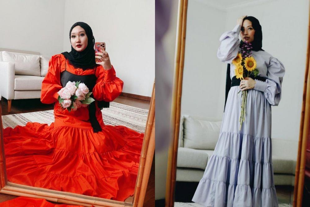 10 Adu Gaya Dian Pelangi Vs Nuurul Zafitra, Saudara Ipar Paling Kompak