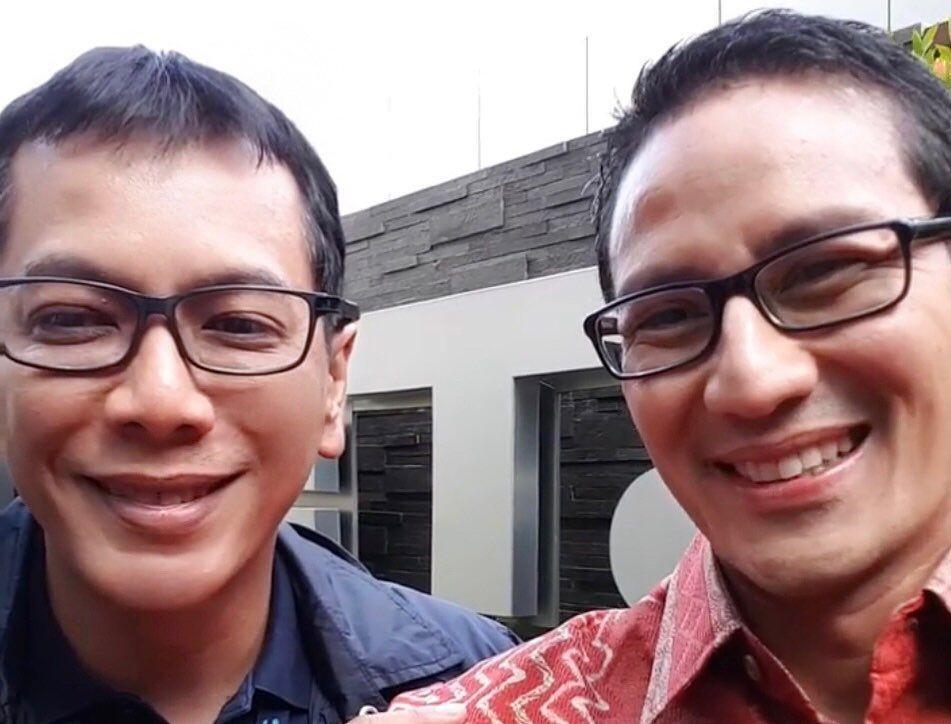 [BREAKING] Sandiaga Jadi Menteri Pariwisata, Wishutama: Alhamdullillah