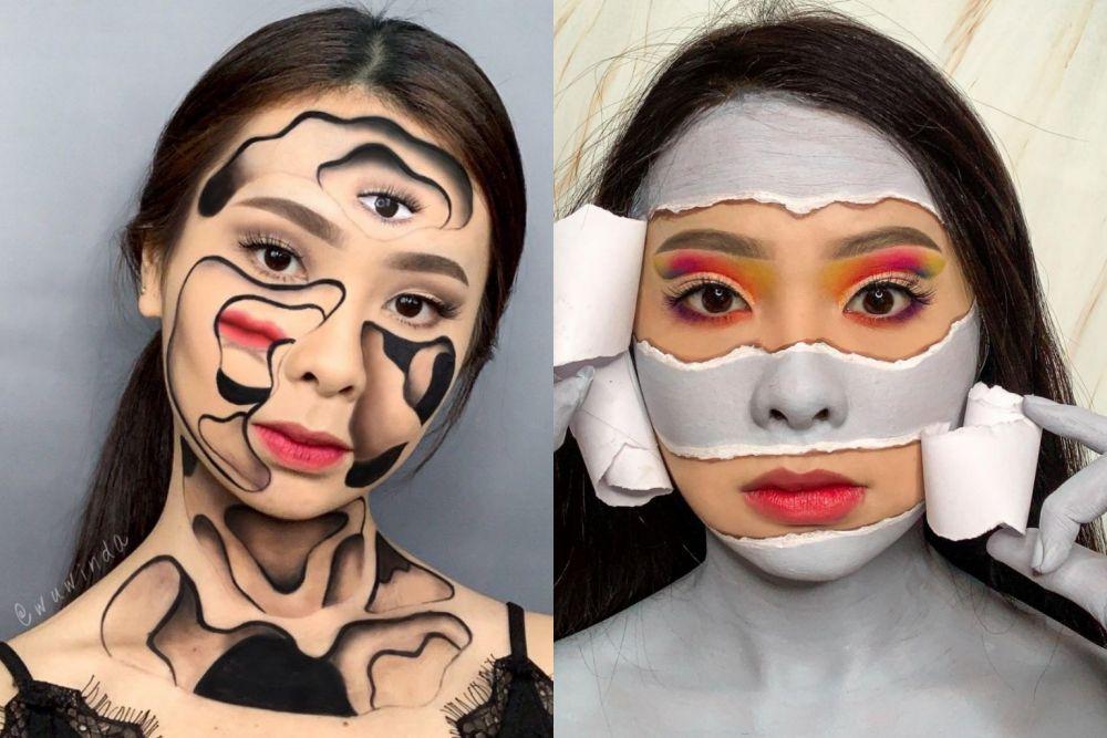 9 Potret Wuwinda, Beauty Vlogger yang Pandai Ilusi Makeup