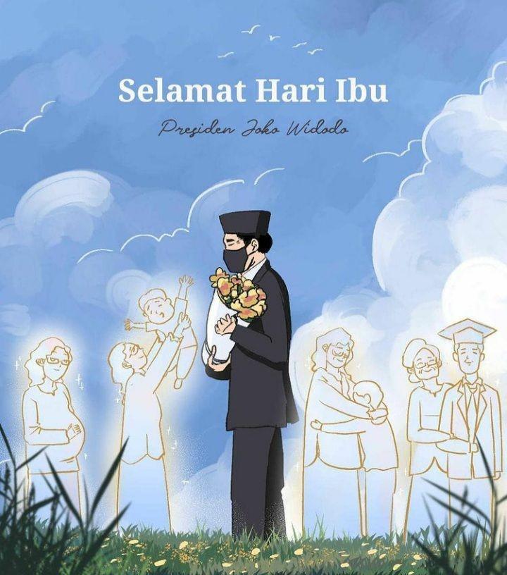 Momen Hari Ibu, Jokowi Kenang Sosok Ibunda yang Selalu Mendoakannya