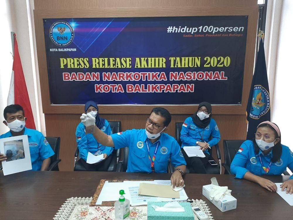 Di 2020, BNNK Balikpapan Amankan Sabu hingga Ganja Sintesis