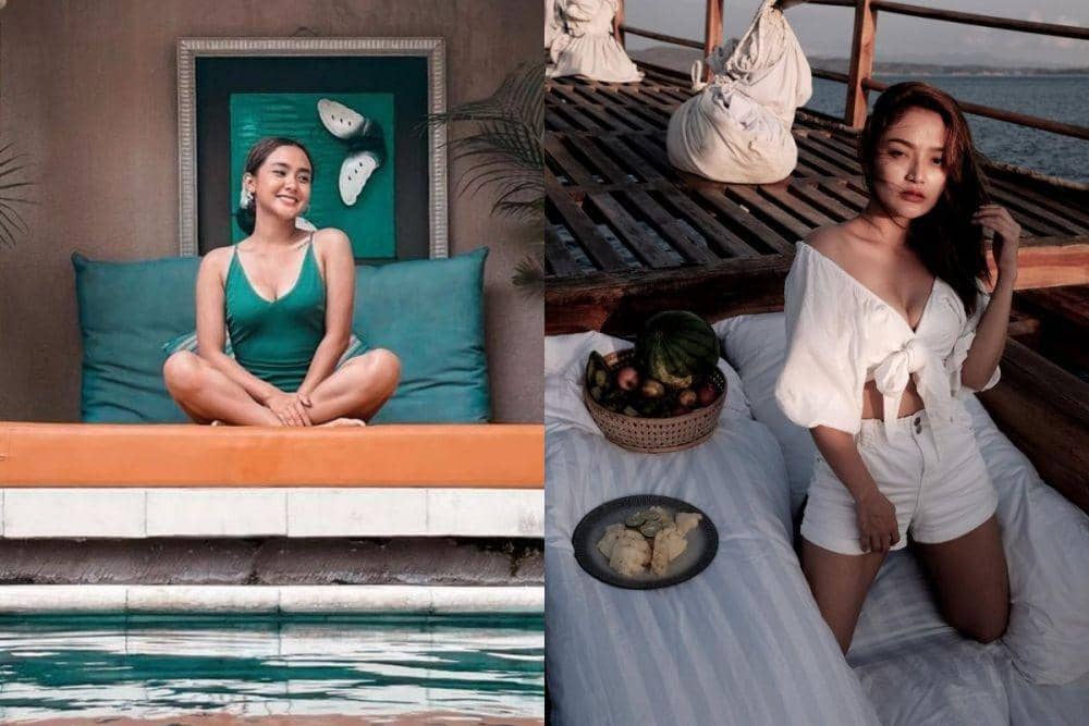 10 Adu Gaya Liburan Cita Citata vs Siti Badriah, Bikin Panas Dingin!