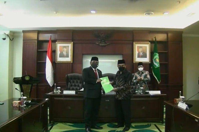 Serah terima jabatan Menteri Agama (Youtube.com/Kemenag RI)