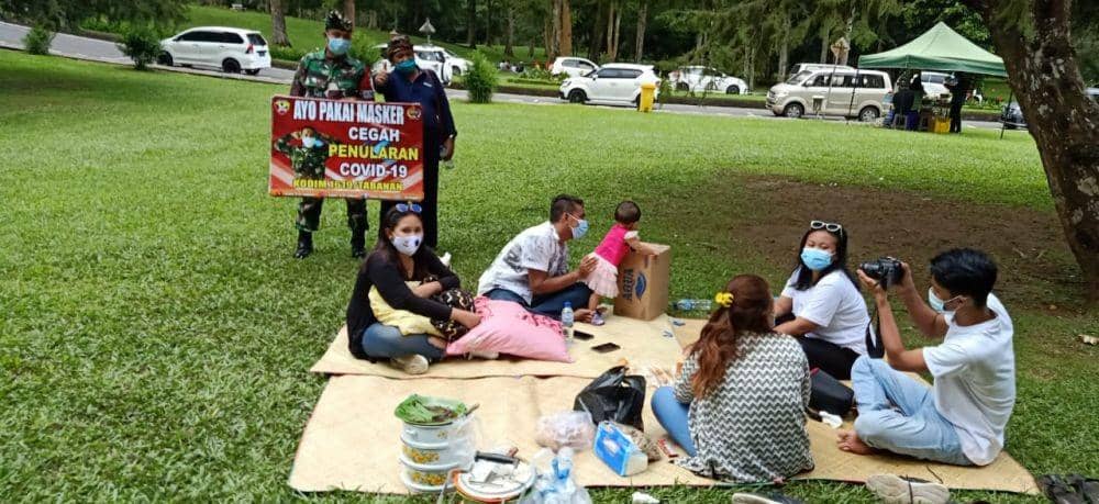 Kegiatan Satgas ENFORCE Kerumunan Kamis (24/12/2020) (Dok.IDN Times/Kodim 1619 Tabanan)
