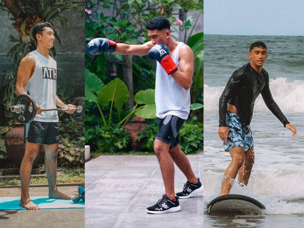 Bikin Gagal Fokus, 10 Potret Gagah Daffa Wardhana Sedang Olahraga