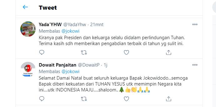Tanggapan netizen