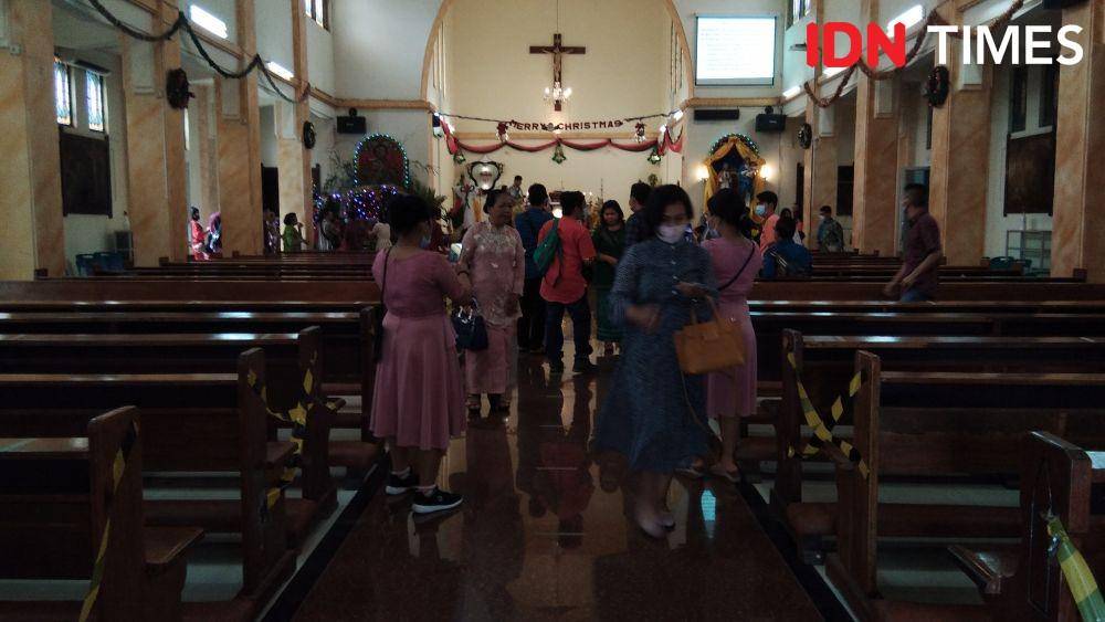 Perayaan Natal umat Kristen Katolik di Kota Banda Aceh, Aceh (IDN Times/Saifullah)