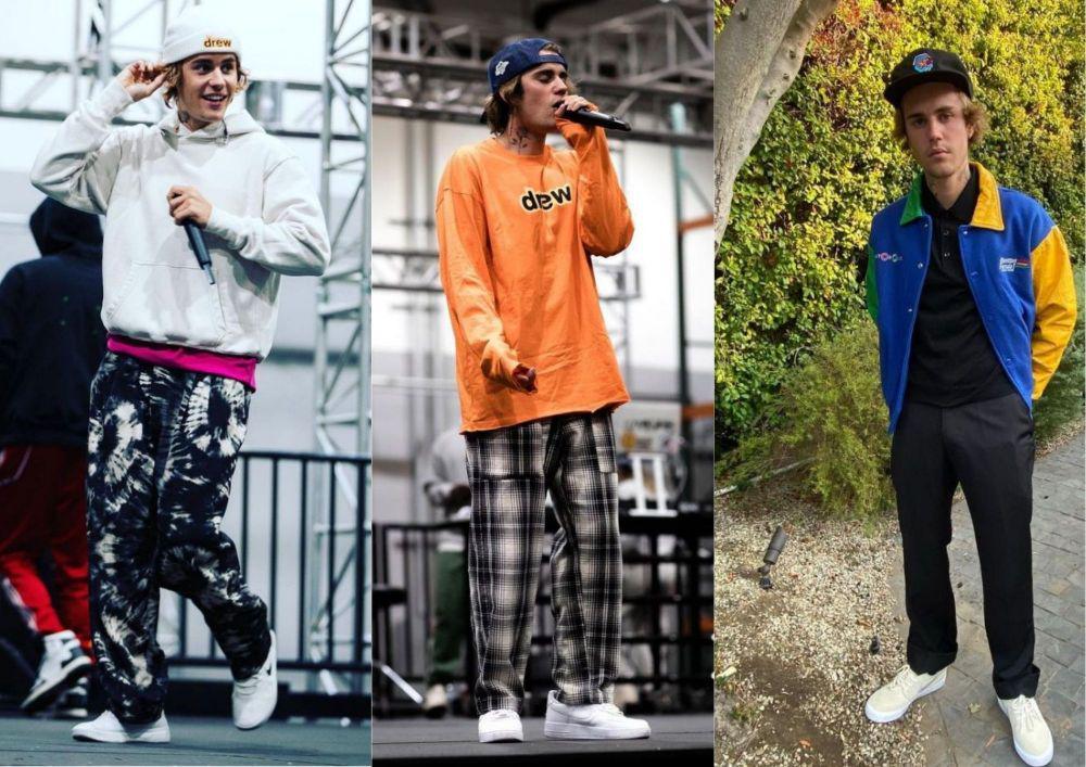 9 Inspirasi Mix and Match Topi ala Justin Bieber, Stylish!