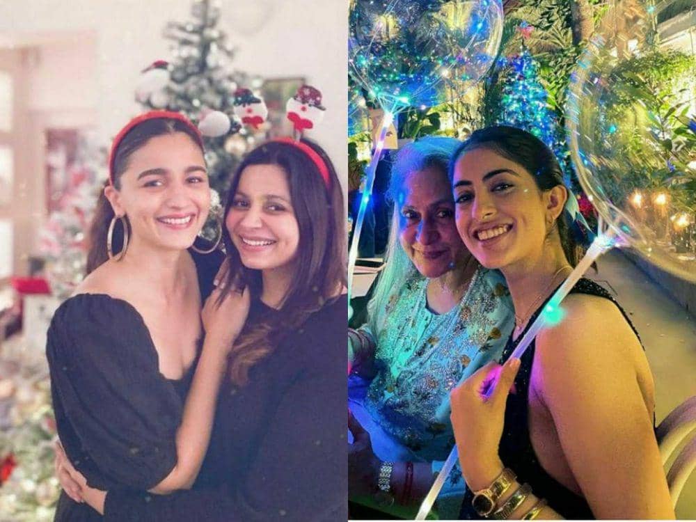 10 Pose Selebritis Bollywood dengan Pohon Natal, Ceria Banget!