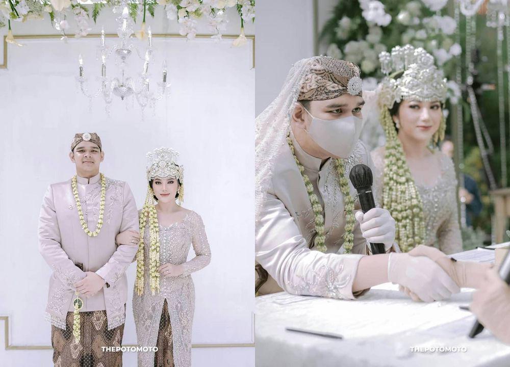 Sah, 10 Momen Akad Nikah Selebgram Nabila Gardena dan Harits