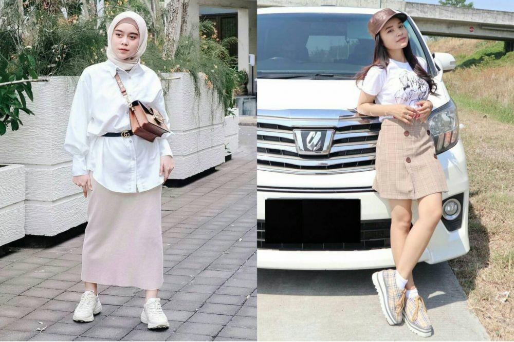 9 Adu Gaya Lesty Kejora Vs Tasya Rosmala saat Off Panggung, Stylish!