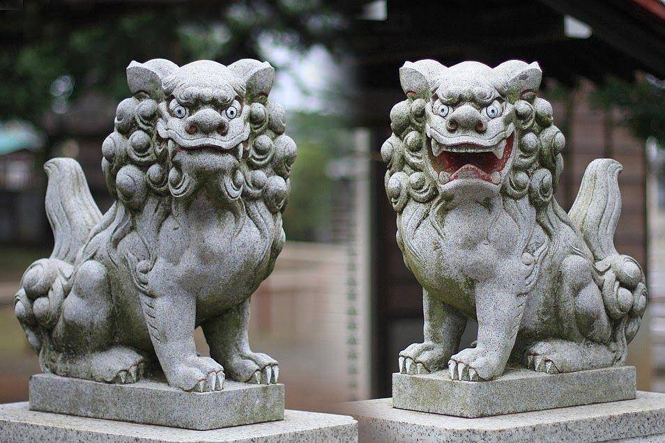 ilustrasi Komainu (shawnah-lean.com)