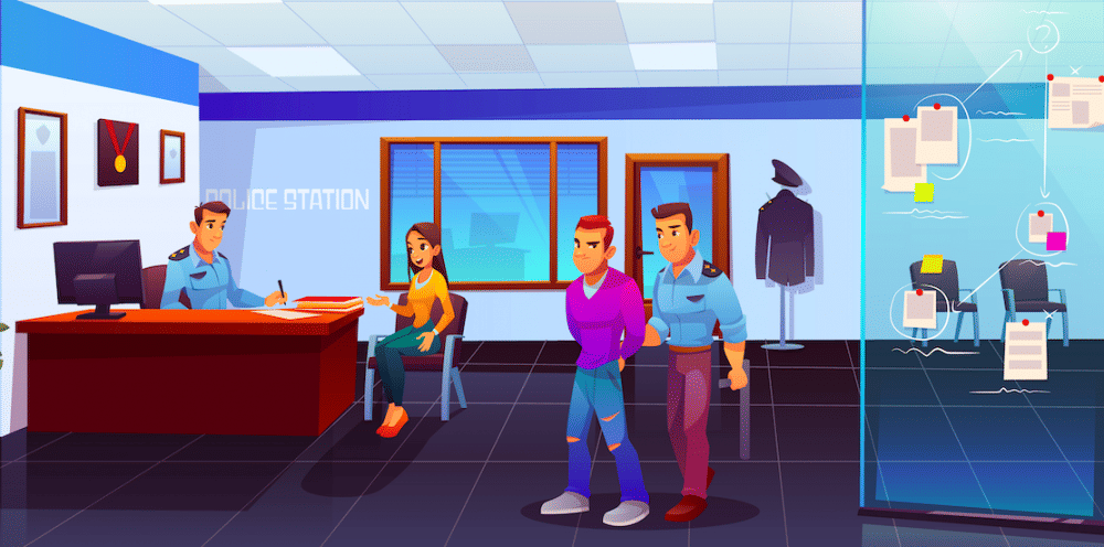 Ilustrasi kantor polisi / Freepik.com