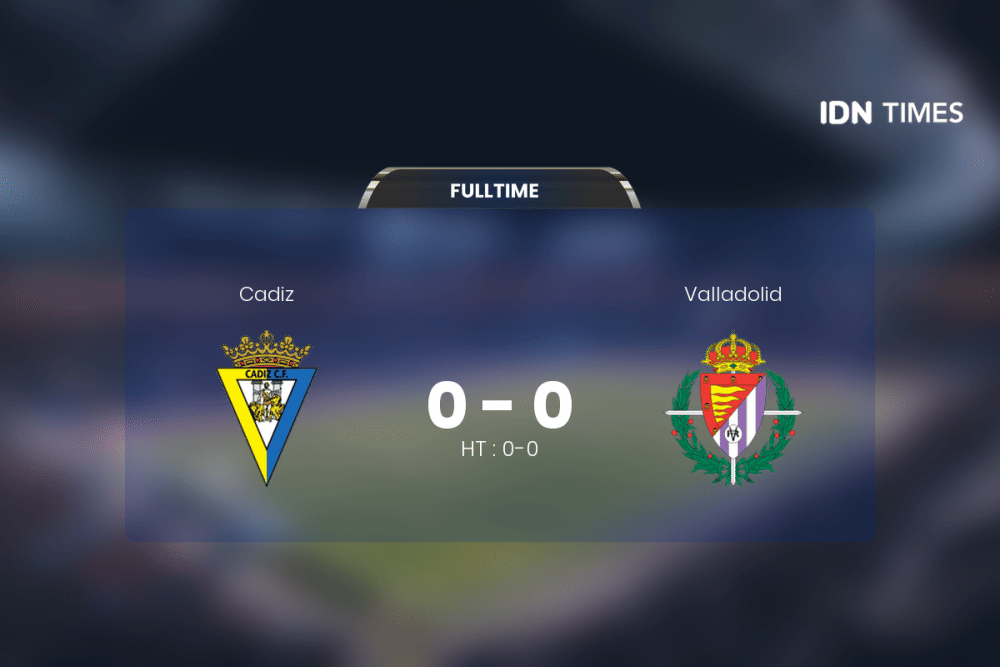 Valladolid Vs Cadiz Tanpa Pemenang