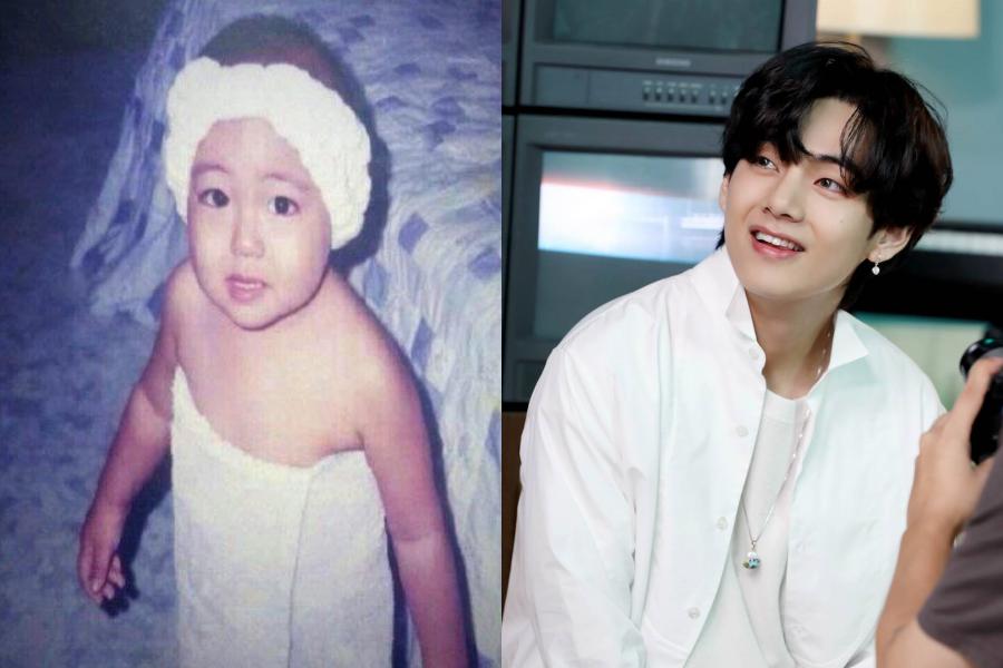 Berulang Tahun ke-25, Ini 10 Potret V BTS di Masa Kecil vs Dewasa