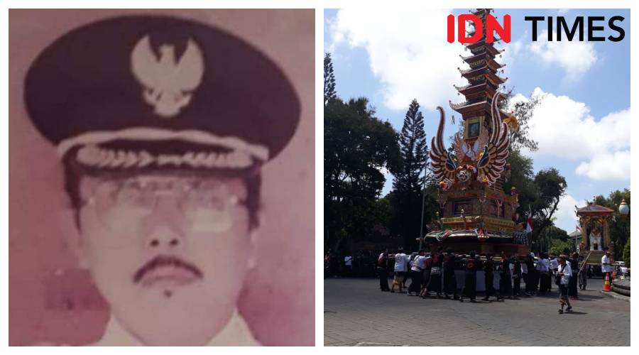 Foto kanan: hanya ilustrasi. Foto kiri: Tjokorda Gde Agung semasa hidupnya. (IDN Times)