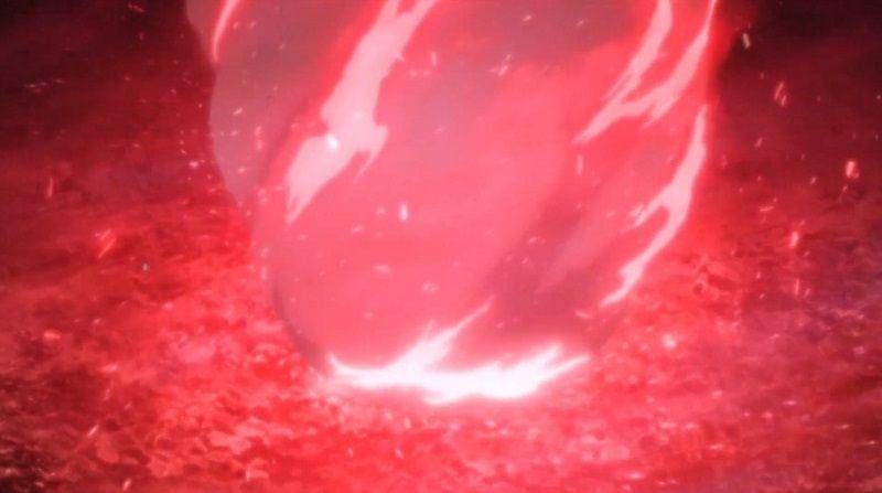 Ledakan dari Kasumi Ninpō: Kinjutsu: Higanbana (Dok. Pierrot/Boruto Naruto Next Generations)