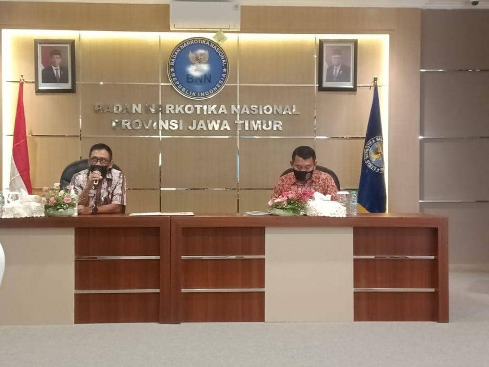 Selama 2020, BNNP Jatim Tangkap 68 Tersangka Kasus Narkoba