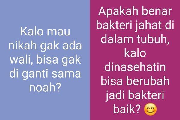 Jawabannya Tak Terduga, 10 Pertanyaan Kocak di Status WhatsApp