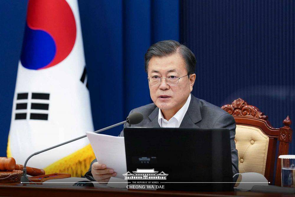 Moon Jae-in, Presiden Korsel. (twitter.com/The Office of President Moon Jae-in)