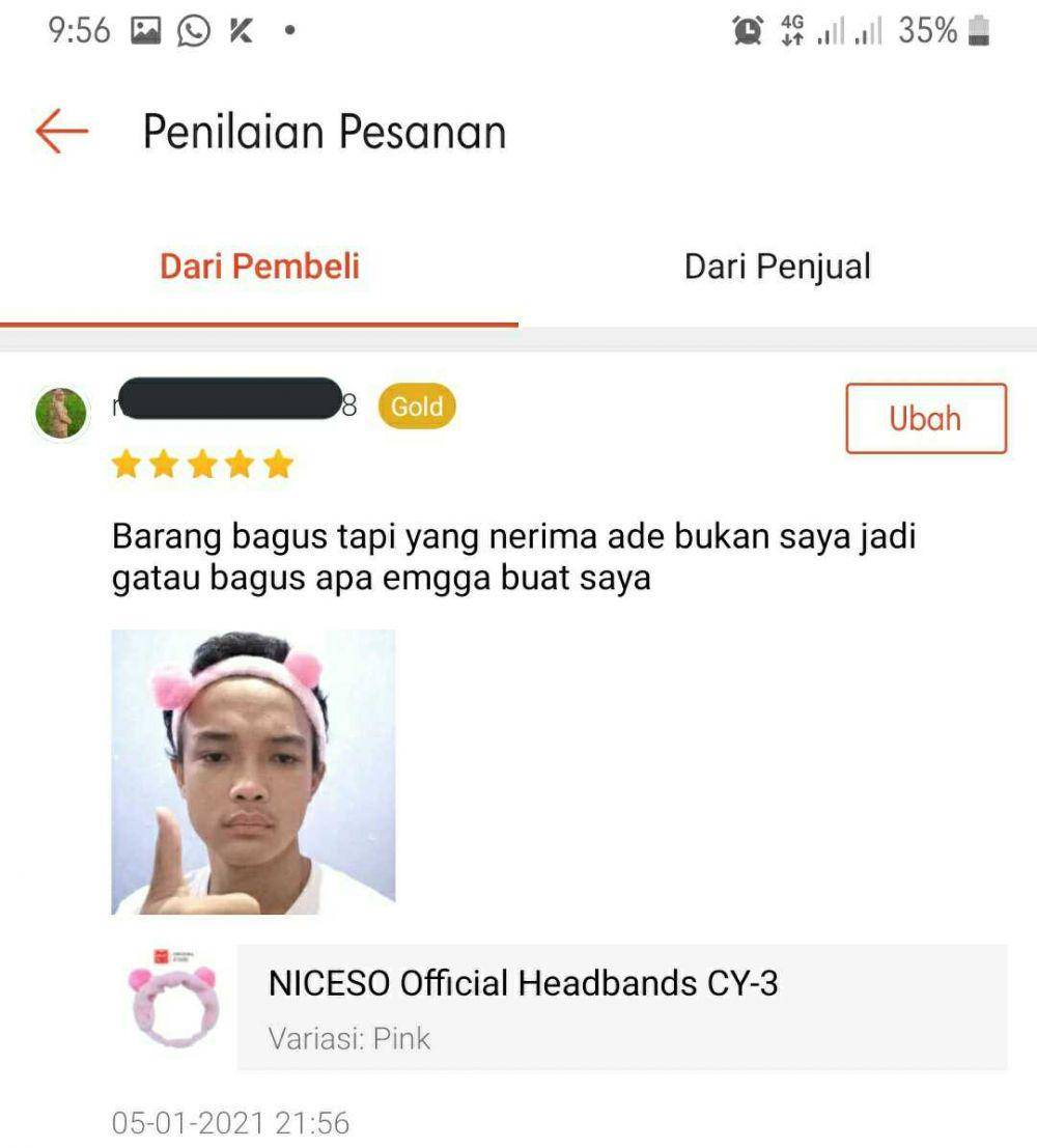potret kocak di kolom komentar olshop (twitter.com/txtdarionlshop)