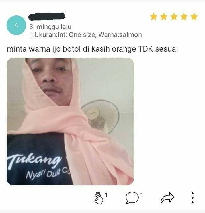 potret kocak di kolom komentar olshop (twitter.com/txtdarionlshop)