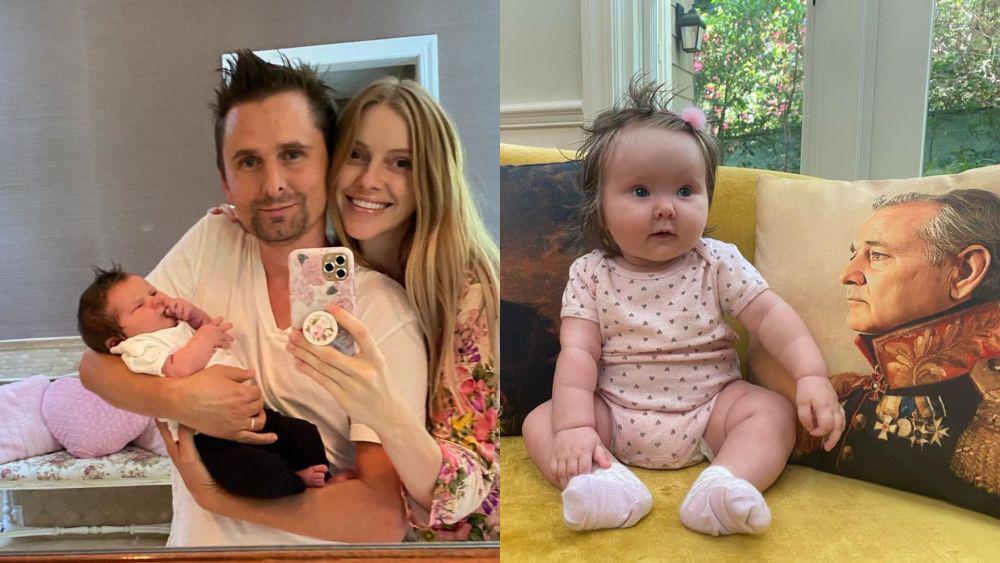 Bak Squishy, 9 Potret Gemas Putri Bungsu Matthew Bellamy "Muse"
