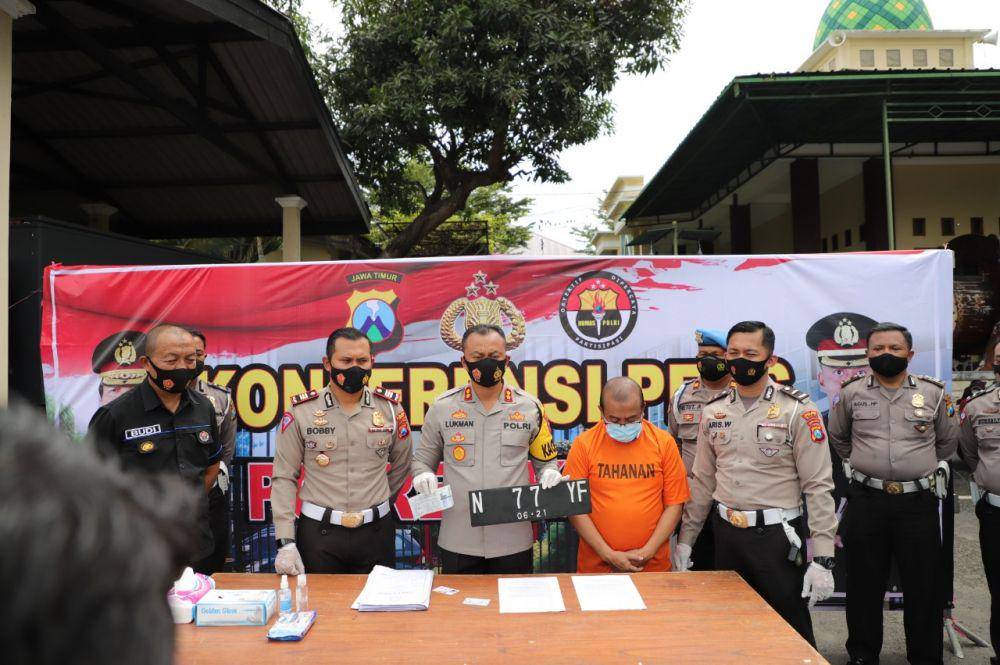 Pelaku tabrak lari di tangkap Polres Kediri, IDN Times/ istimewa