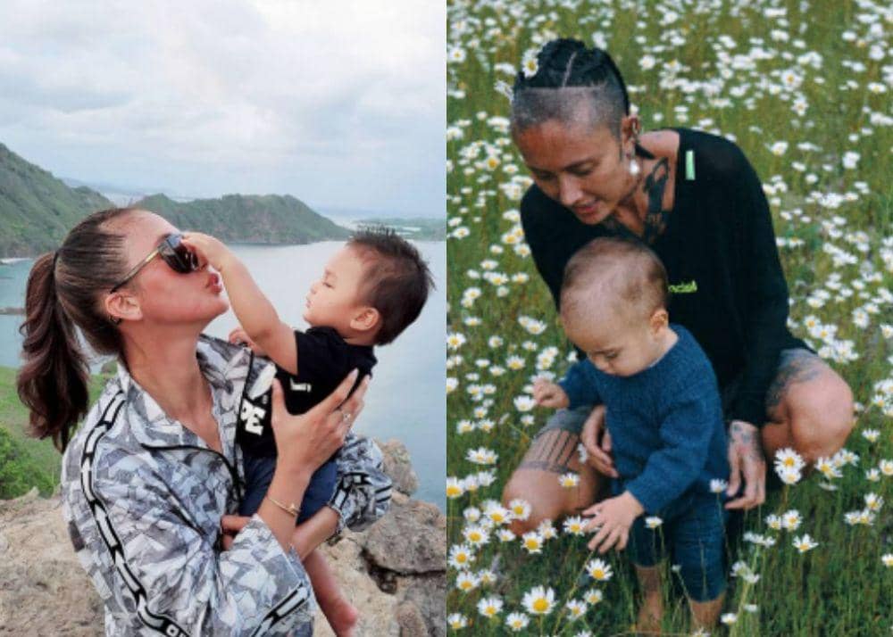 Anggun di Catwalk, 11 Gaya Keibuan Top Model saat Momong Anak