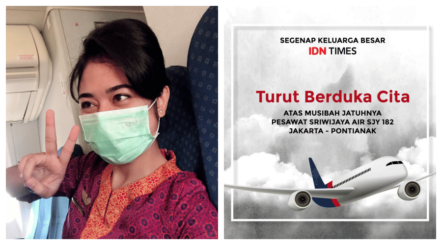 Keluarga Pramugari Sriwijaya Air SJY 182 di Bali Menggelar Ibadah