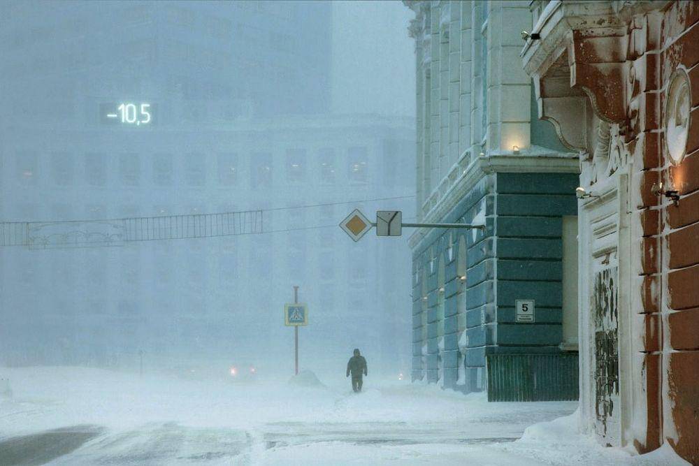 Suasana musim dingin di Kota Norilsk, Rusia. instagram.com/christophe.jacrot/