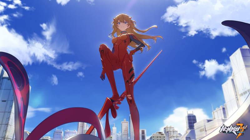 Asuka Battlesuit Lho! Ini Kolaborasi Honkai Impact 3rd dan Evangelion!