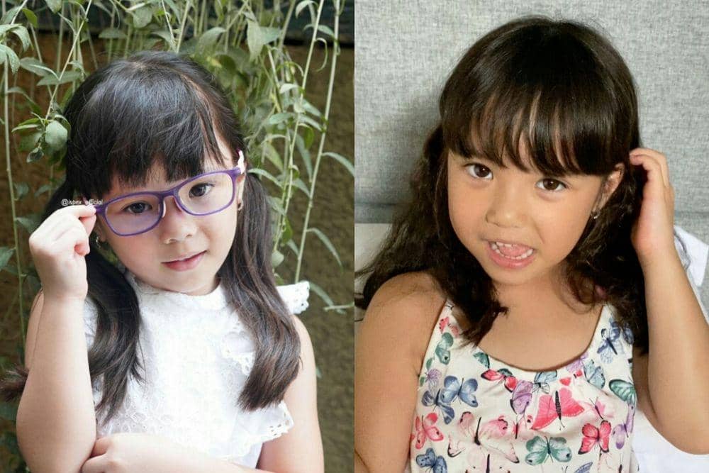 10 Potret Menawan Anak Artis Saat Pakai Vs Tanpa Kacamata