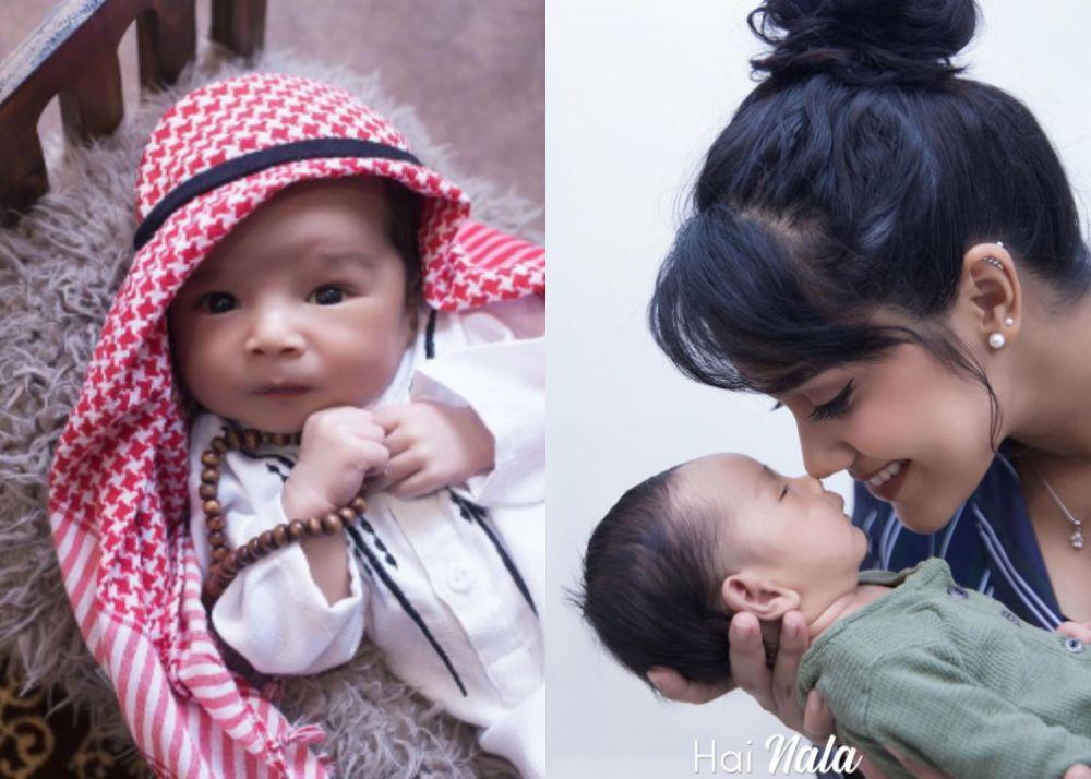 Gemas! 10 Potret Anak Intan Aletrino Baby Izra Dalam Berbagai Tema