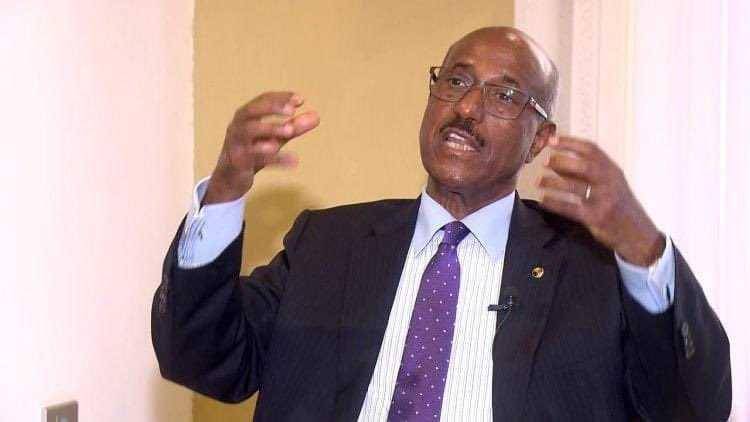 Eks Menlu Ethiopia, Seyoum Mesfin. (twitter.com/Abdirahman Dhadhere)