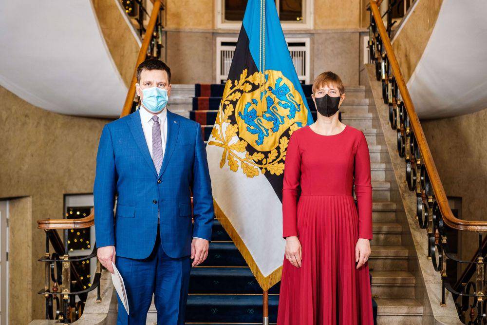 PM Estonia Juri Ratas dan Presiden Estonia Kersti Kaljulaid. twitter.com/KerstiKaljulaid/
