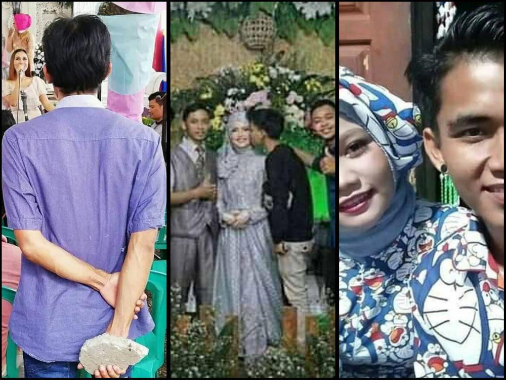 10 Momen Kocak saat Prosesi Pernikahan, Gak Terlupakan Seumur Hidup!